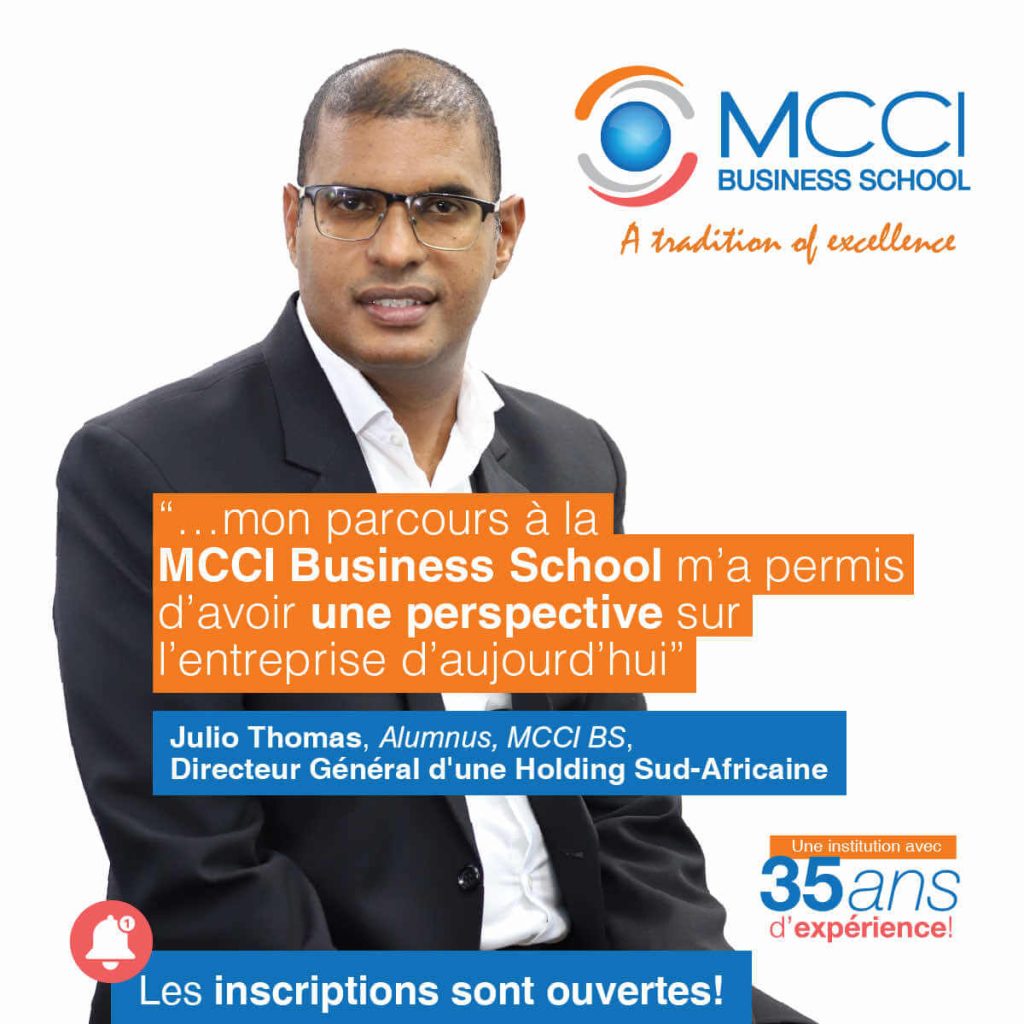 Julio Thomas à la MCCI Business School