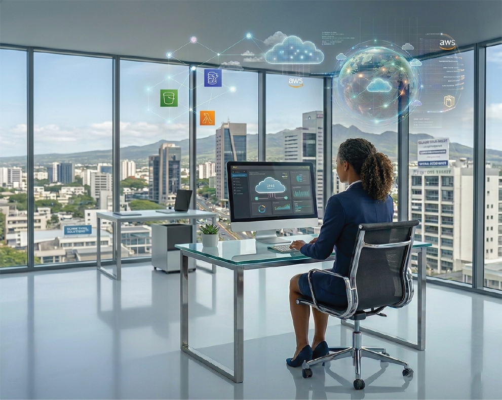 Cloud computing concept