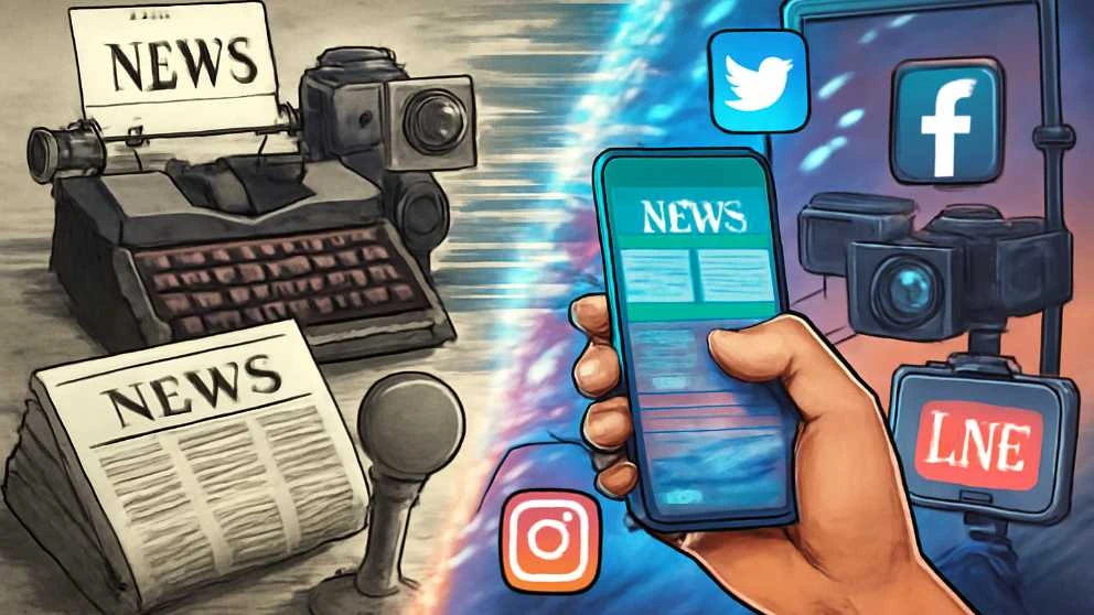 Transition du journalisme traditionnel au numérique